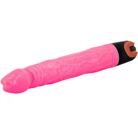 Реалистичный вибратор розового цвета Baile 22 см