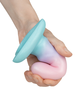 Нереалистичный фаллоимитатор Lola Toys Unicorn Mini Light 12,5 см