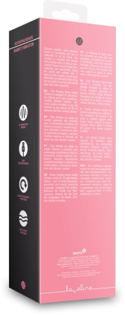 Перезаряжаемый вибратор-кролик с вращающимися бусинами розовый Rotating Beads