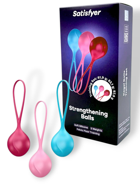 Набор вагинальных шариков Strengthening Balls Satisfyer (3 шт)
