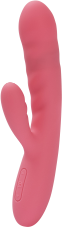 Вибратор-кролик с возвратно-поступательными движениями перезаряжаемый розовый SVAKOM Avery