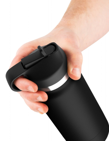 Мастурбатор в виде бутылки PDX Fap Flask Thrill Seeker Discreet Stroker Black Bottle