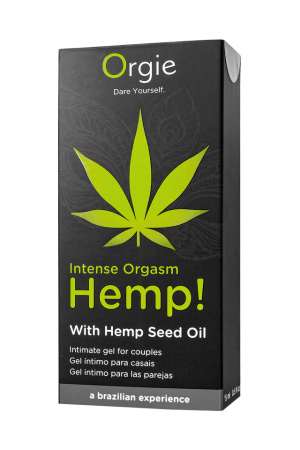Жидкий вибратор с маслом семян конопли ORGIE Hemp Intense Orgasm 15 мл