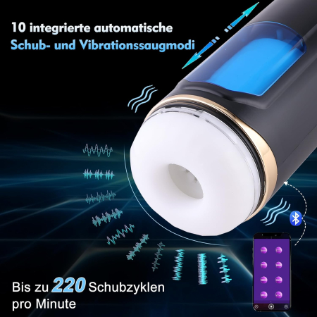 Иновационный мастурбатор с телескопическими движениями Cosima Cup