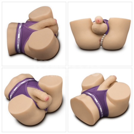 Реалистичный мастурбатор с анусом и фаллоимитатором Streetgirl's №16