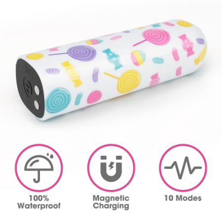 Перезаряжаемый мини вибратор LoveToy Lollipop Massager