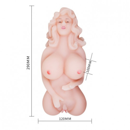 Мастурбатор девушка с вагиной и анусом с вибрацией Baile