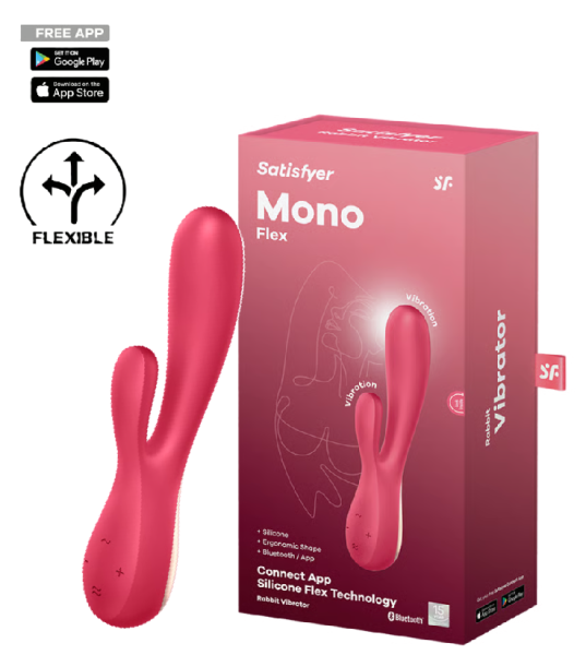 Смарт-вибратор красный Mono Flex Satisfyer 
