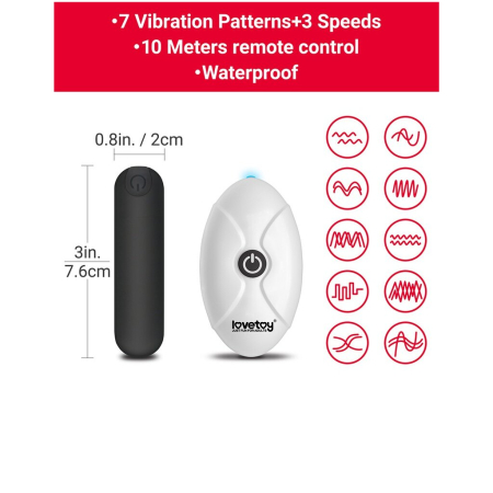 Трусики Lets Vibe XS/S с вибропулей и беспроводным пультом управления Ingen Vibrating Panties