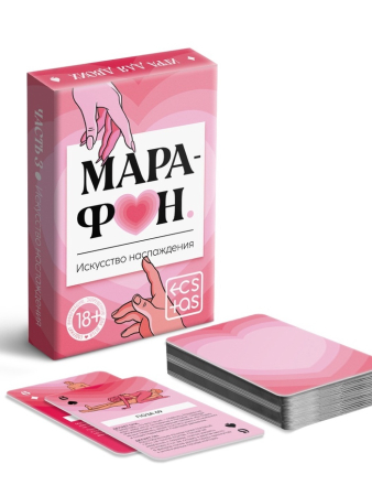 Игральные карты для двоих "Марафон.Искуство наслаждения", 36 карт
