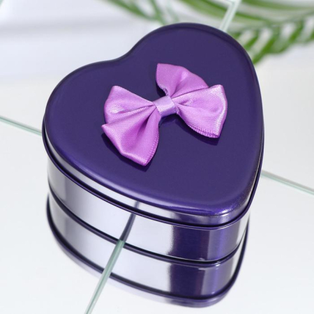 Мыльные розочки фиолетовые трёхцветные (6 шт)