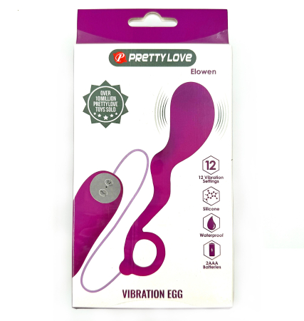Виброяйцо необычной формы Pretty Love Elowen