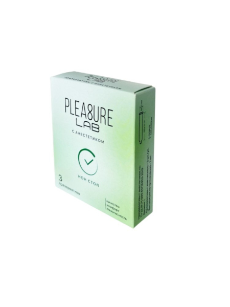 Презервативы с анестетиком Pleasure Lab (3 шт)