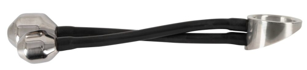 Эрекционное кольцо с металлическими грузиками Cock ring & Ass plugs