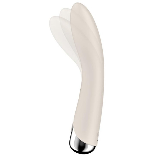 Вибратор с ротацией бежевый Satisfyer Spinning Vibe 1