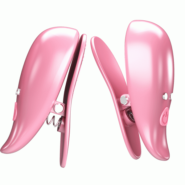 Виброклипсы для сосков Pretty Love Leaf