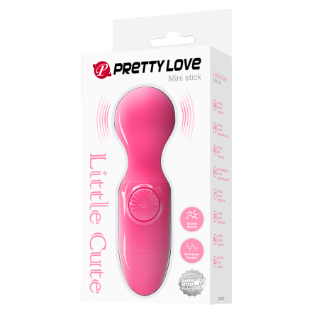 Вибромассажер Pretty Love Mini Stick Розовый