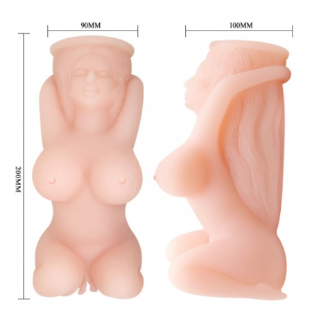 Мастурбатор с вибрацией и ротацией в виде девушки Baile