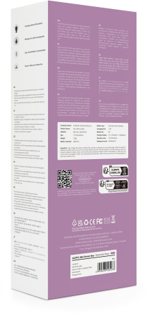 Интерактивный мини-вибромассажёр перезаряжаемый Mini Emma Neo