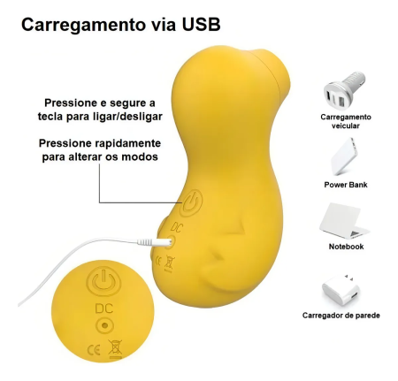 Вакуумный клиторальный стимулятор "Утенок" Xxoo