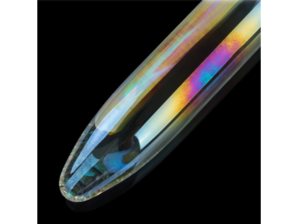 Стеклянный фаллоимитатор Twilight Gleam Alluring Arc 18 см