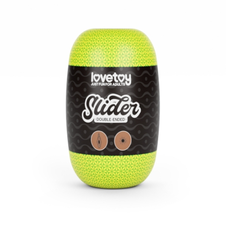 Реалистичный двухсторонний мастурбатор вагина и анус Slider Double-Ended