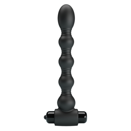 Анальная пробка-бусы с вибрацией Baile MR Play