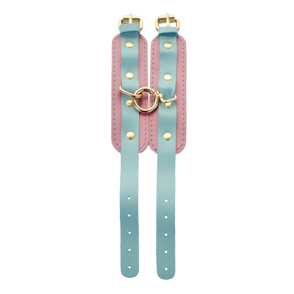 Оковы скругленные комбинированные (золото)