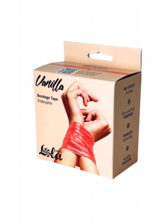 Бондажная лента красная Lola Games Vanilla Endorphin