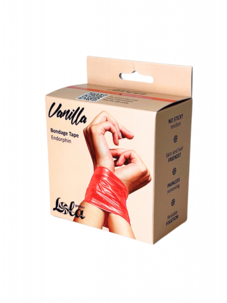Бондажная лента красная Lola Games Vanilla Endorphin