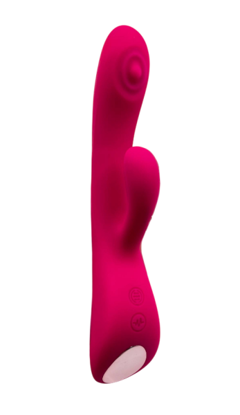 Вибратор-кролик с пульсацией Aphrodisia Duo-pulse 22 см