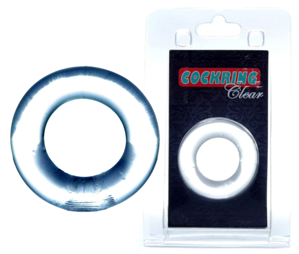 Эрекционное кольцо на пенис прозрачное Cockring Clear