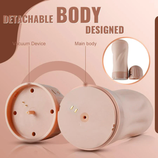 Реалистичный мастурбатор с эффектом вакуума