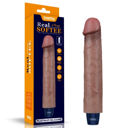 Реалистичный вибратор REAL SOFTEE 22,8 см