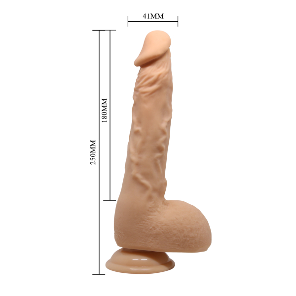 Реалистичный вибратор на присоске Baile 25 cм