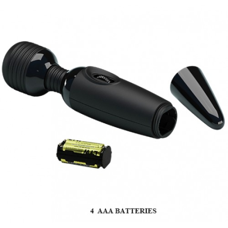 Вибромассажер с мощной вибрацией Pretty Love Power Wand черный