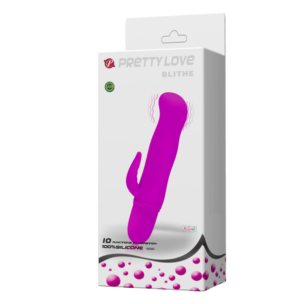 Вибратор-кролик Pretty Love Blithe 