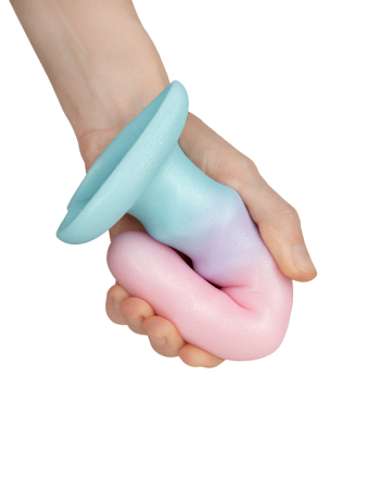 Нереалистичный фаллоимитатор Unicorn Light Lola
