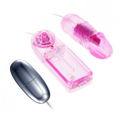 Двойная вибро-пуля с пультом управления Baile