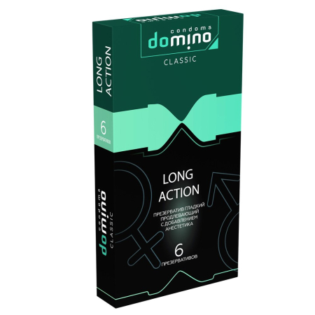 Презервативы DOMINO CLASSIC Long action (6 шт)