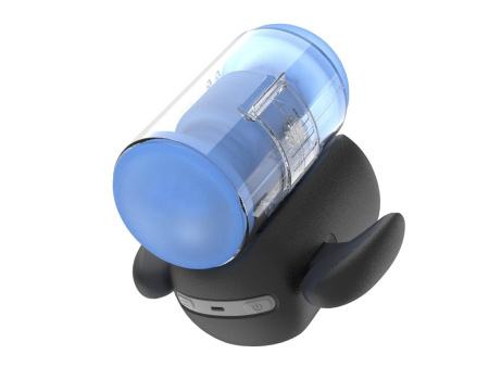 Инновационный робот-мастурбатор с функциями пенетрации, вибрации и нагрева Black Knight