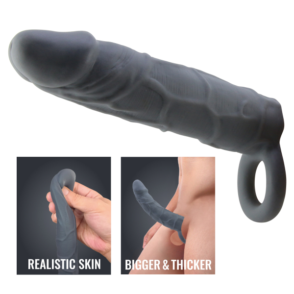 Насадка-удлинитель на пенис реалистичная Pretty Love Realistic Penis Sleeve