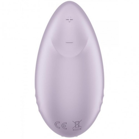 Перезаряжаемый смарт-стимулятор с вибрацией сиреневый Tropical Tip Satisfyer 
