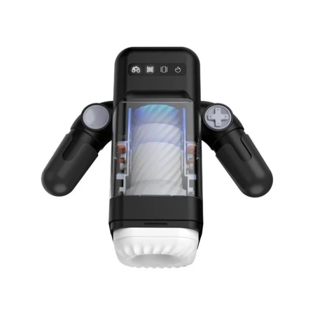 Инновационный робот-мастурбатор черный Game Cup