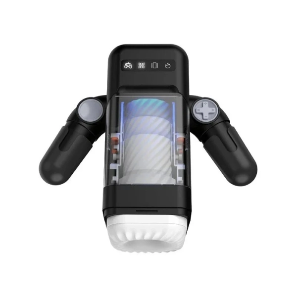 Инновационный робот-мастурбатор черный Game Cup