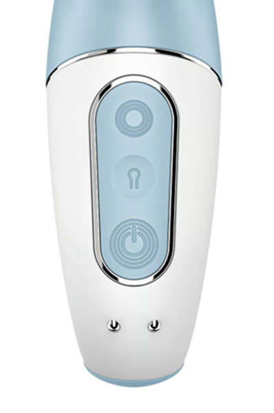 Надувной вибратор-кролик светло-голубой Air Pump Bunny 1 Satisfyer 