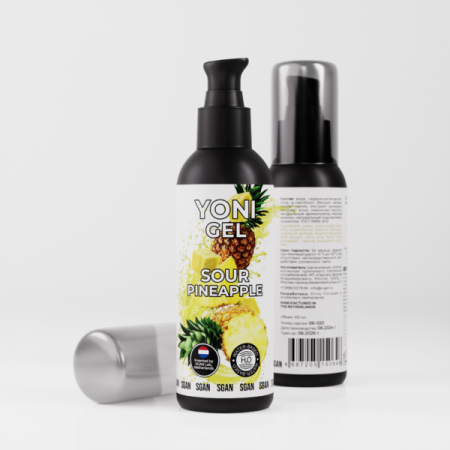 Лубрикант для орального секса со вкусом кислого ананаса SGAN YONI GEL (100 мл)