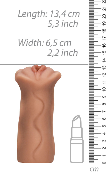 Реалистичный мастурбатор-вагина телесный French Maid