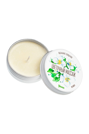 Массажная свеча Yovee «Цветочный массаж» с ароматом жасмина (30 мл)