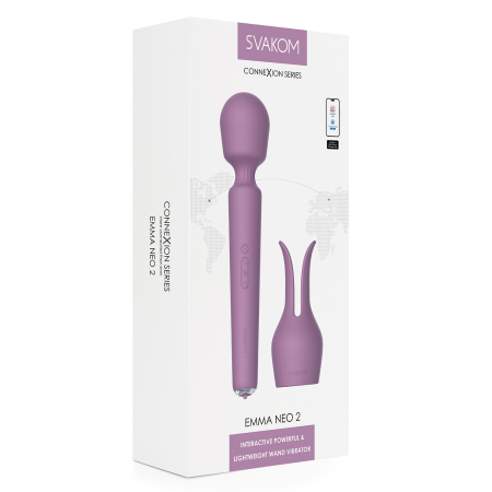 Интерактивный вибромассажёр с функцией нагрева SVAKOM Emma Neo 2